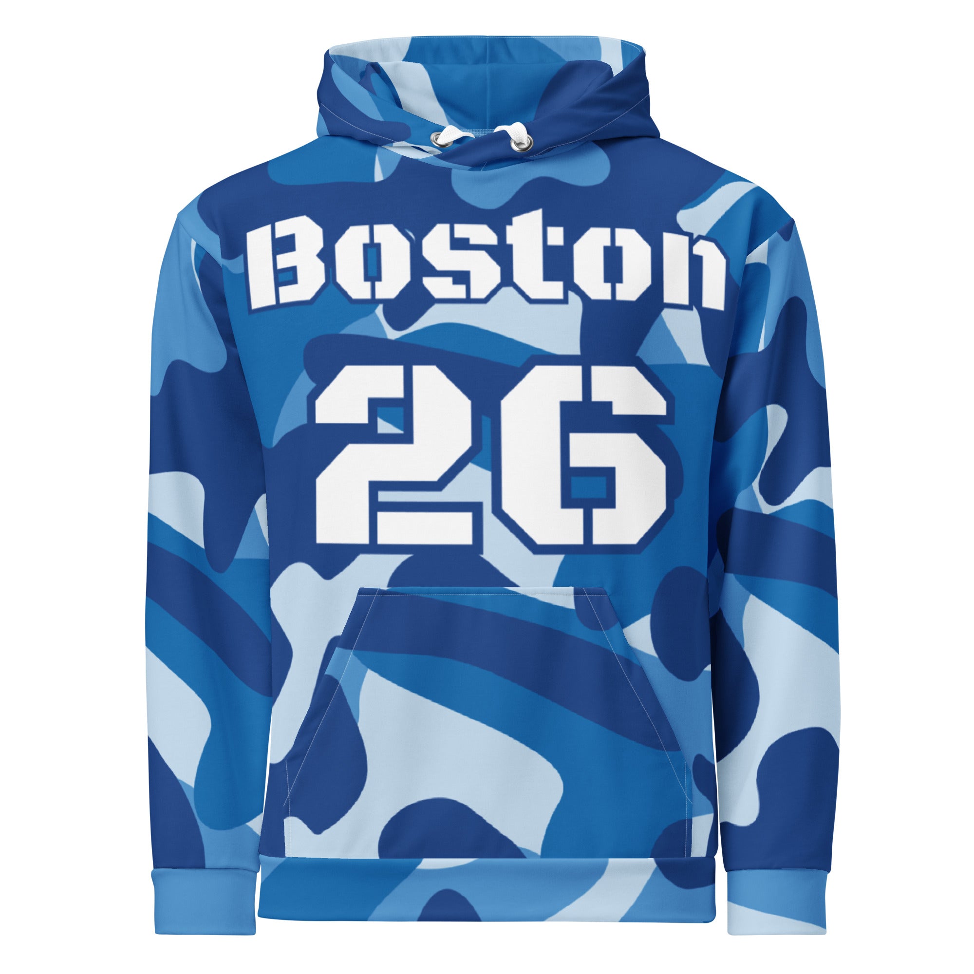 【BAON】[unisex] Alon printing color matching over hoodie All-Over Abstract Print Hoodie – K ryo designs