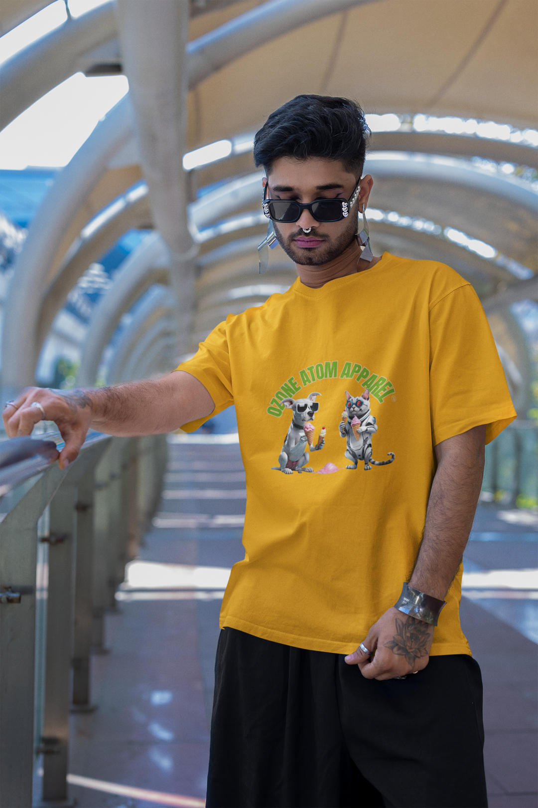 ユニセックスTシャツ モダンデザイン レギュラーフィット 12色 XS-5XL--MRT073