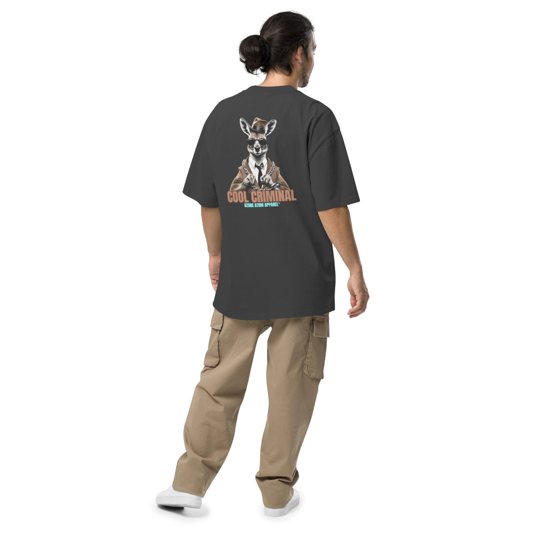 ユニセックス オーバーサイズ フェードTシャツ バックプリント 4色展開 - MBT033