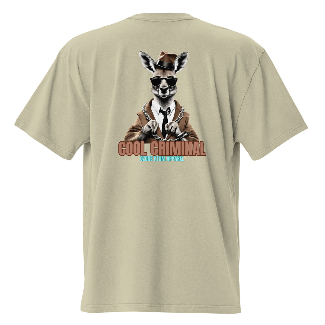 ユニセックス オーバーサイズ フェードTシャツ バックプリント 4色展開 - MBT033