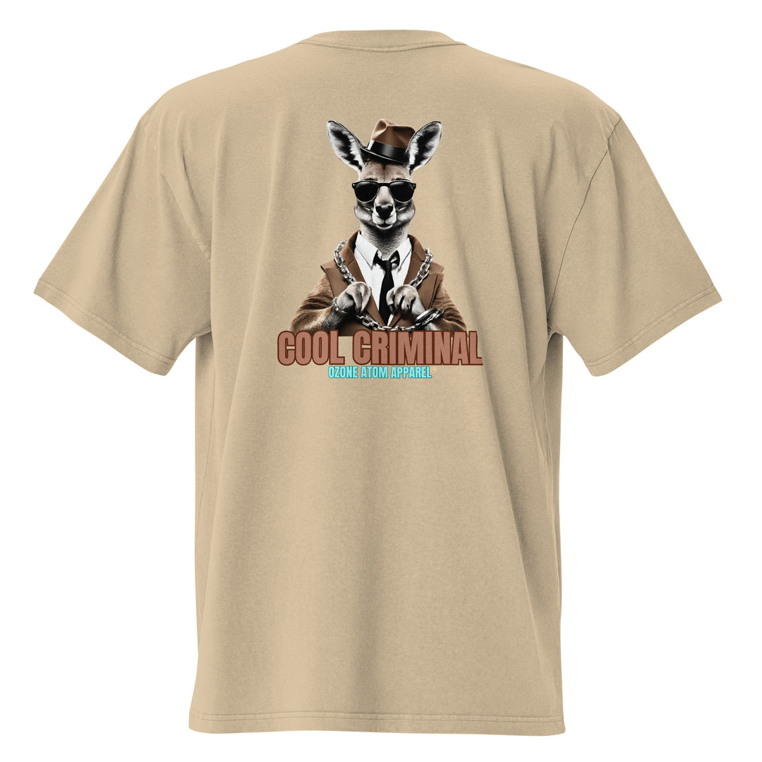 ユニセックス オーバーサイズ フェードTシャツ バックプリント 4色展開 - MBT033
