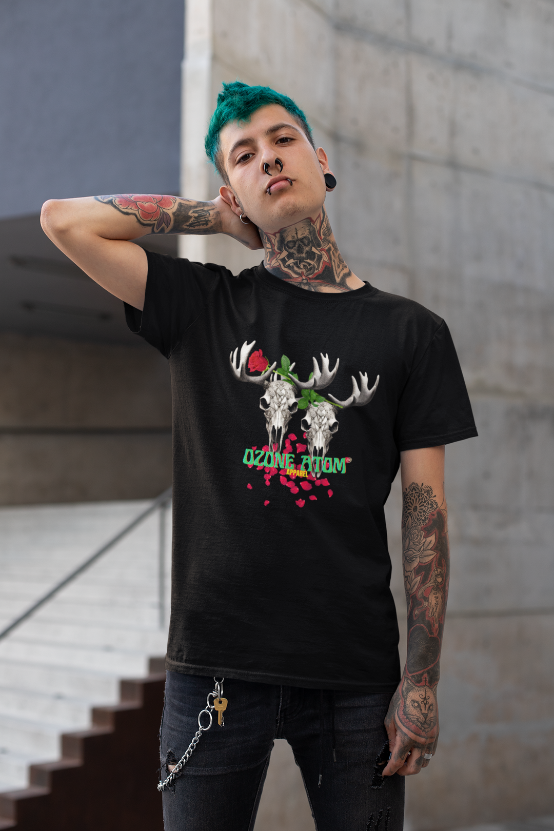 ユニセックスTシャツ モダンデザイン レギュラーフィット 13色 XS-5XL--MRT069