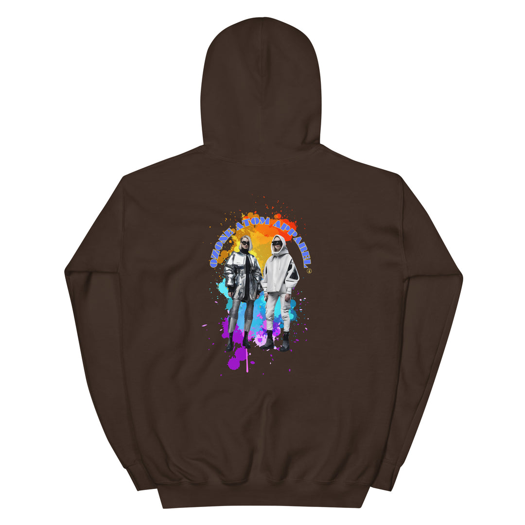 Unisex hoodie with back print regular fit 14 colors XS-5XL--MBH060