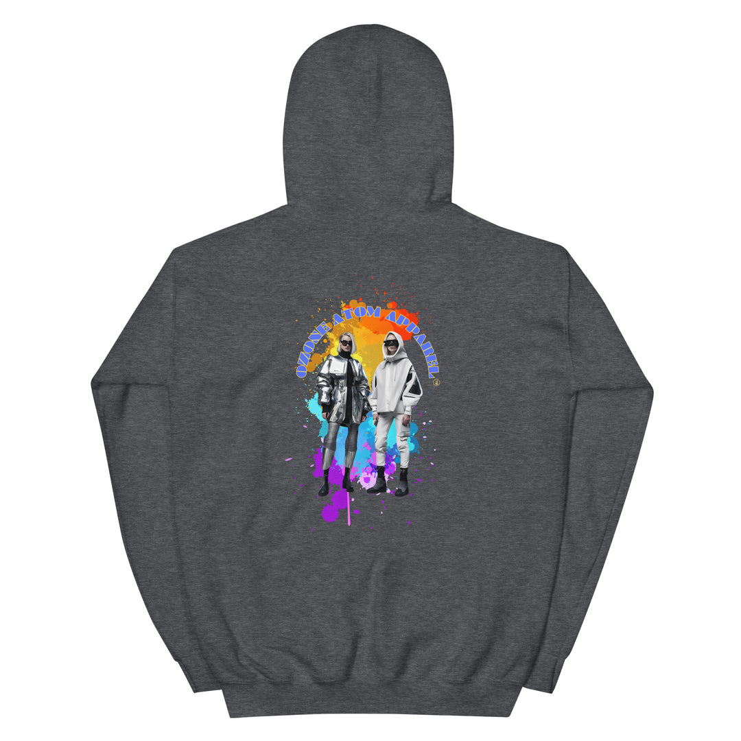 Unisex hoodie with back print regular fit 14 colors XS-5XL--MBH060