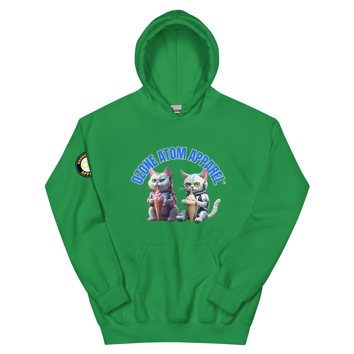 ユニセックス 袖ロゴ入りパーカー レギュラーフィット 14色 XS-5XL--MFH062