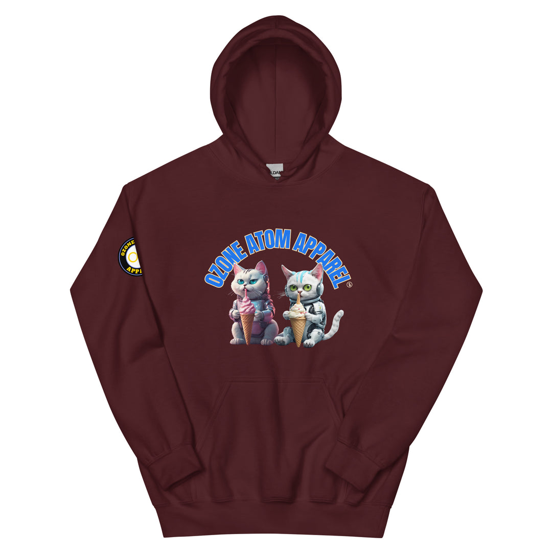 ユニセックス 袖ロゴ入りパーカー レギュラーフィット 14色 XS-5XL--MFH062