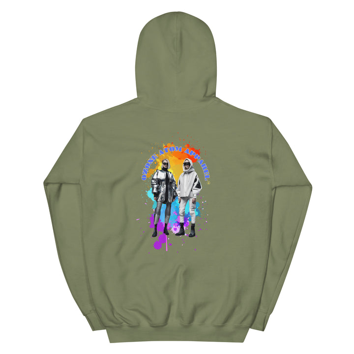 Unisex hoodie with back print regular fit 14 colors XS-5XL--MBH060