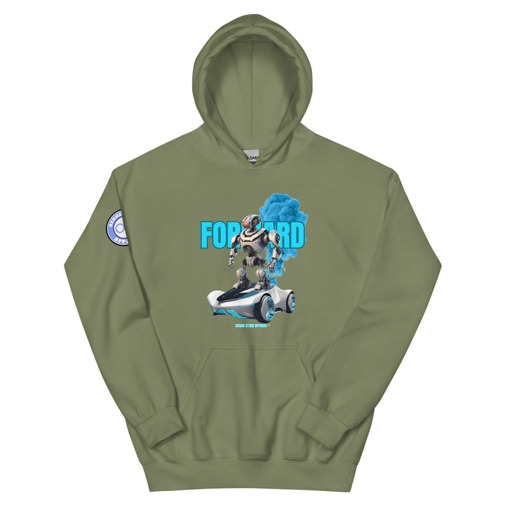 ユニセックス 袖ロゴ入りパーカー レギュラーフィット 14色 XS-5XL--MFH015