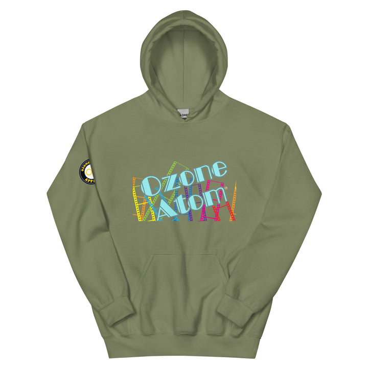 ユニセックス 袖ロゴ入りパーカー レギュラーフィット 14色 XS-5XL--MFH043