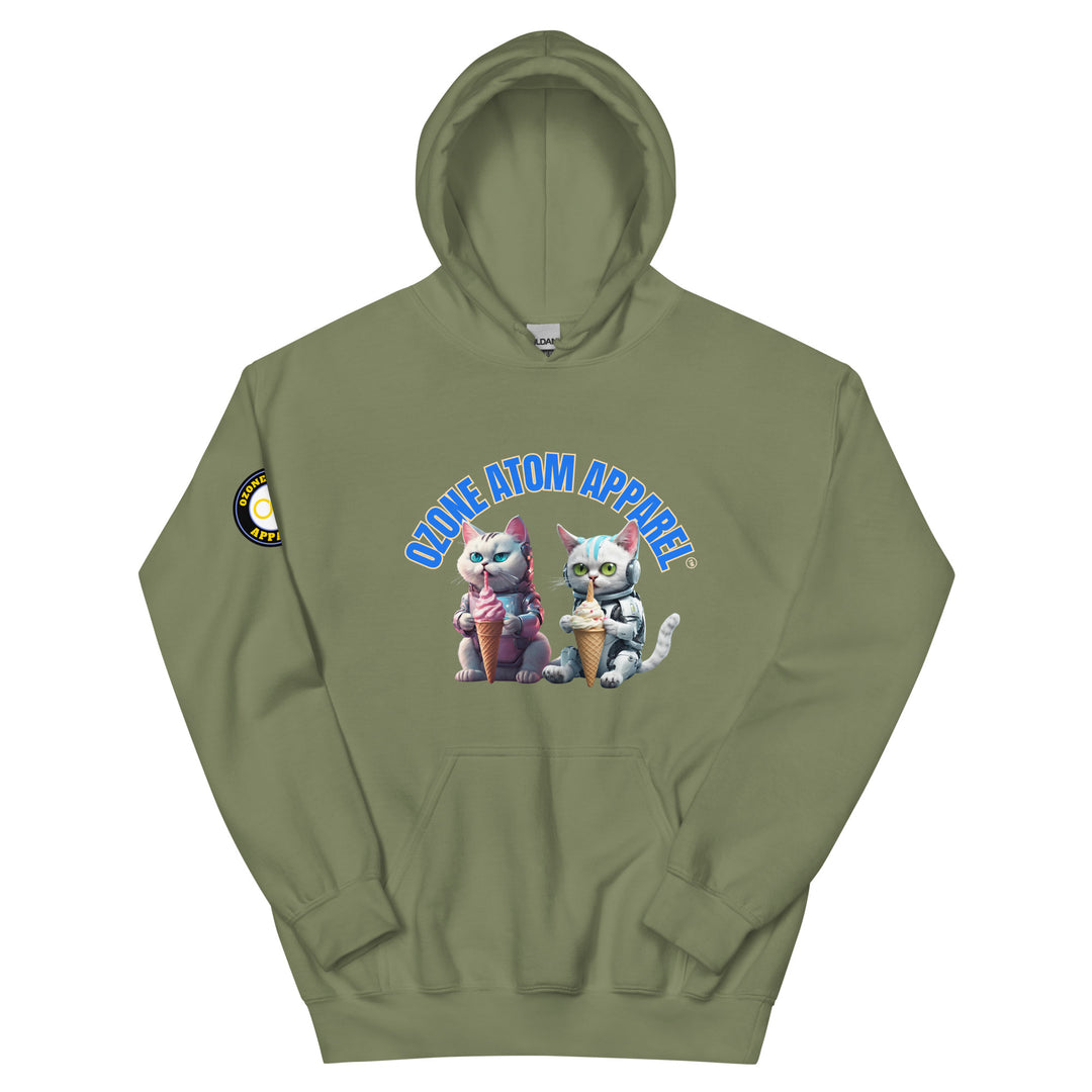 ユニセックス 袖ロゴ入りパーカー レギュラーフィット 14色 XS-5XL--MFH062