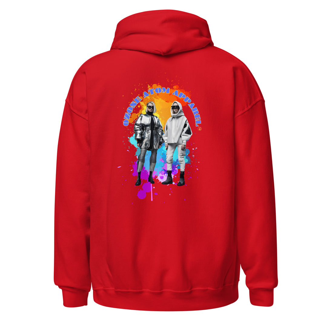 Unisex hoodie with back print regular fit 14 colors XS-5XL--MBH060