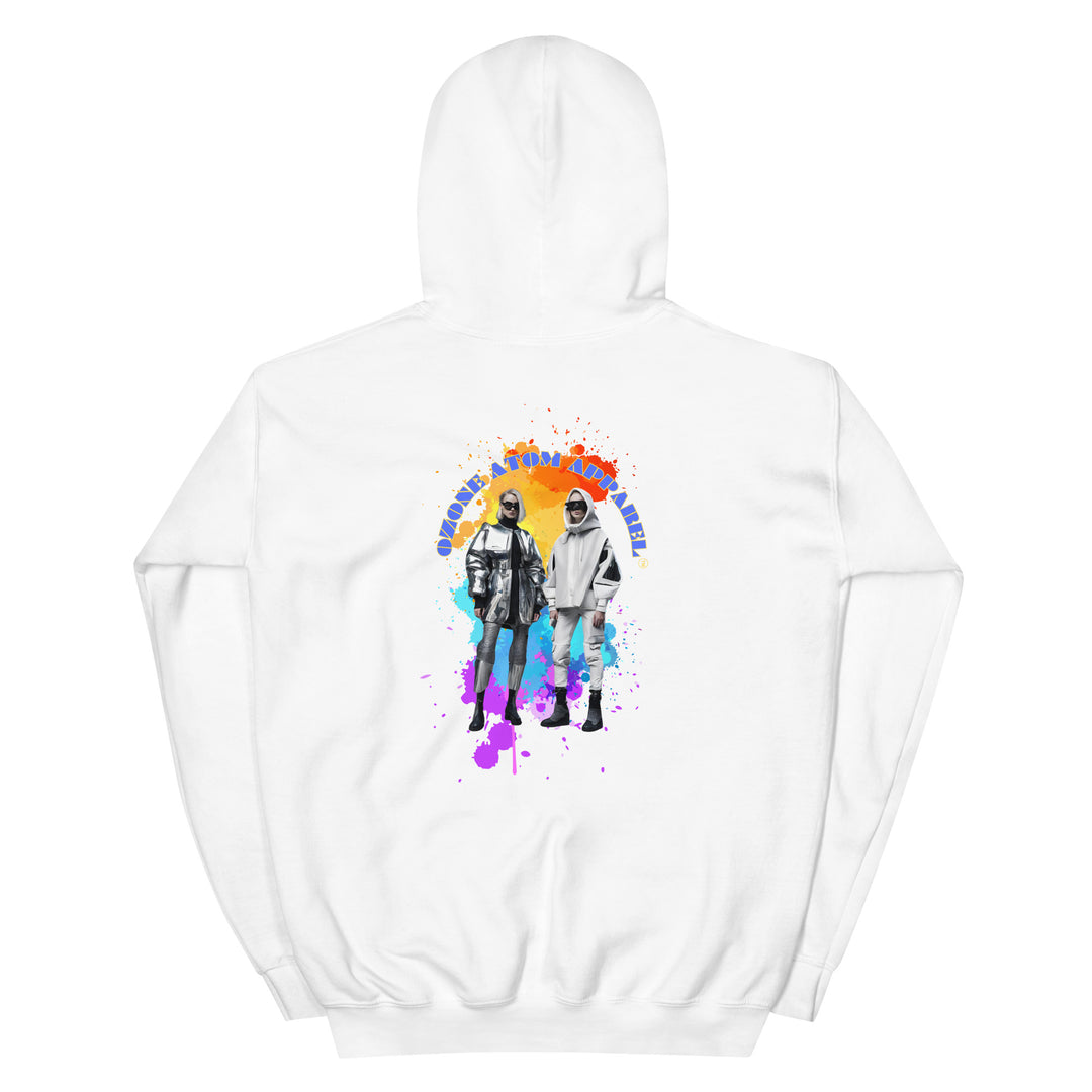 Unisex hoodie with back print regular fit 14 colors XS-5XL--MBH060