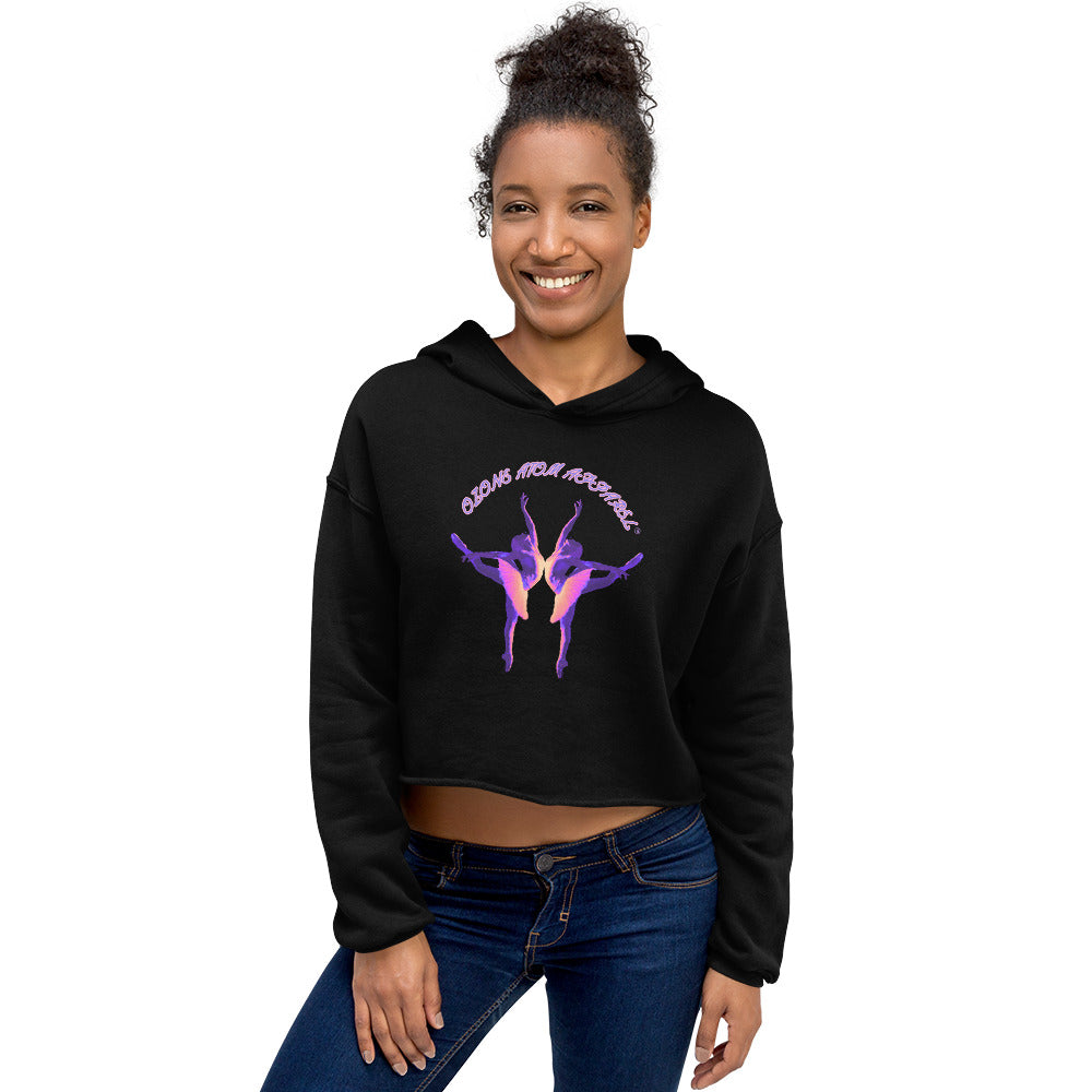 Women's crop hoodie 4 colors S-2XL--WCH046