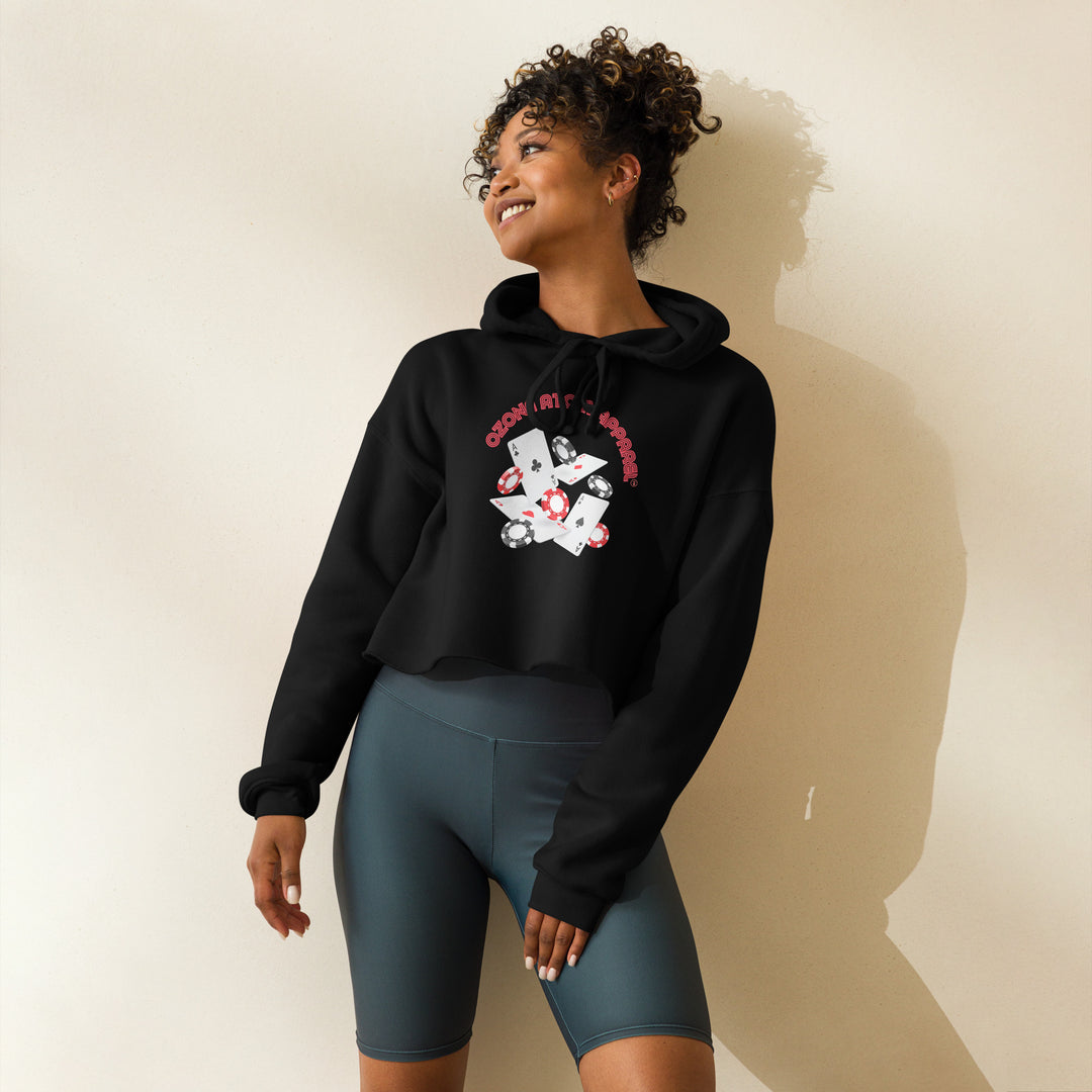レディース クロップ パーカー 4色 S-2XL--WCH034