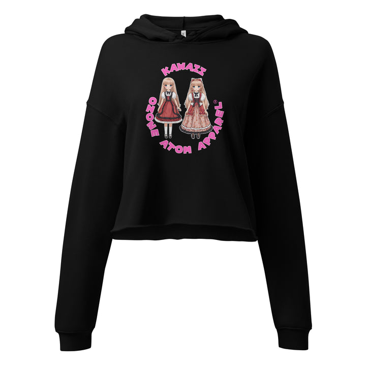 レディース クロップ パーカー 4色 S-2XL--WCH06