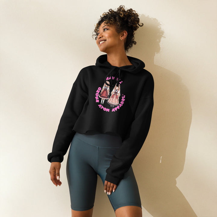 レディース クロップ パーカー 4色 S-2XL--WCH06