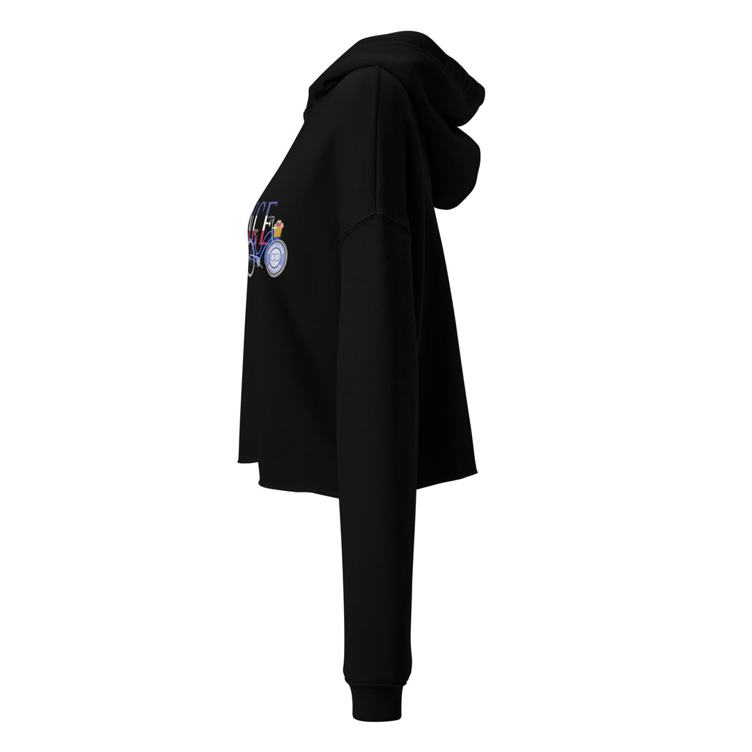 レディース クロップ パーカー 4色 S-2XL--WCH049