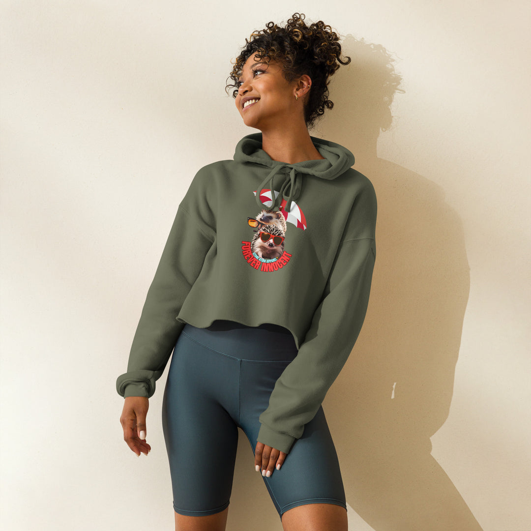 レディース クロップ パーカー 4色 S-2XL--WCH058