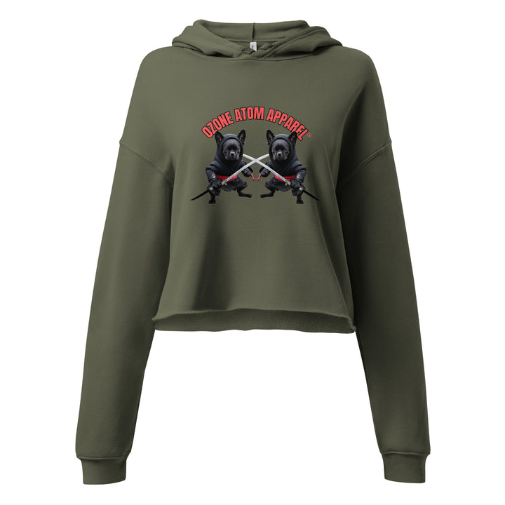 レディース クロップ パーカー 4色 S-2XL--WCH056
