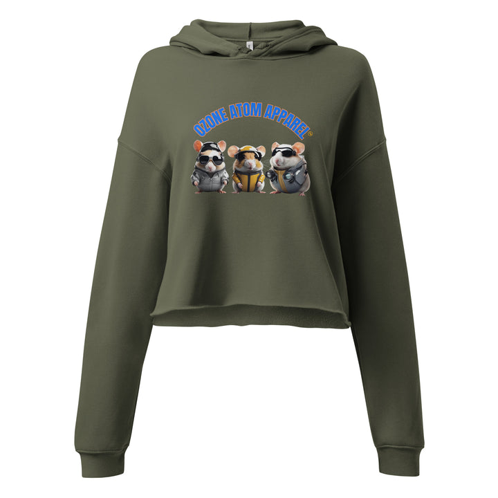 レディース クロップ パーカー 4色 S-2XL--WCH053