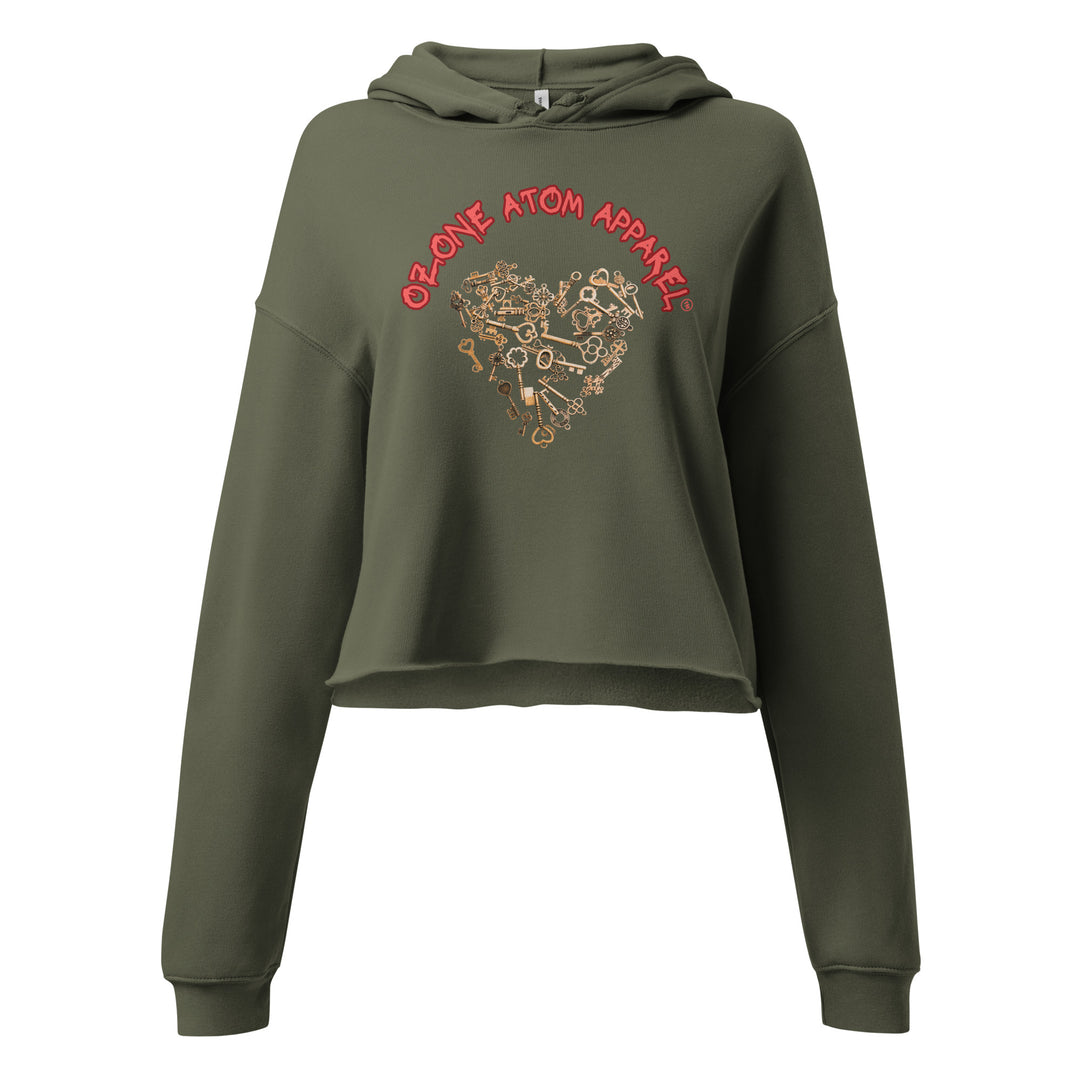 レディース クロップ パーカー 4色 S-2XL--WCH029