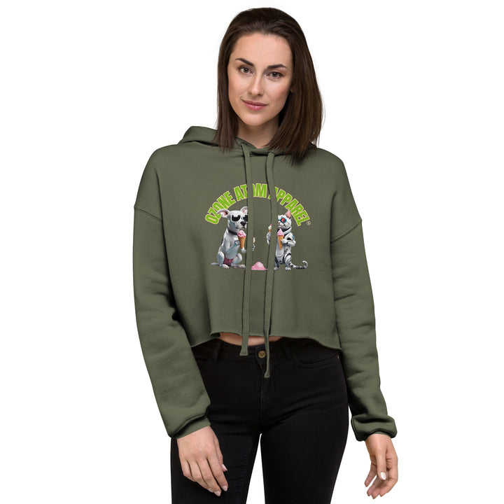 Women's crop hoodie 4 colors S-2XL--WCH012