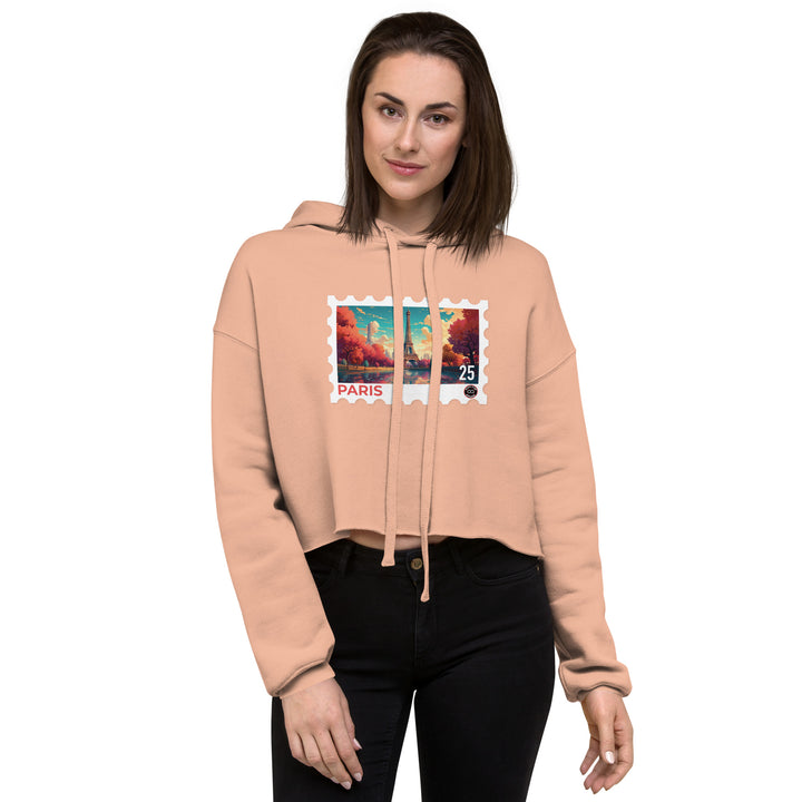 レディース クロップ パーカー 4色 S-2XL--WCH038
