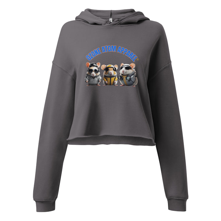 レディース クロップ パーカー 4色 S-2XL--WCH053