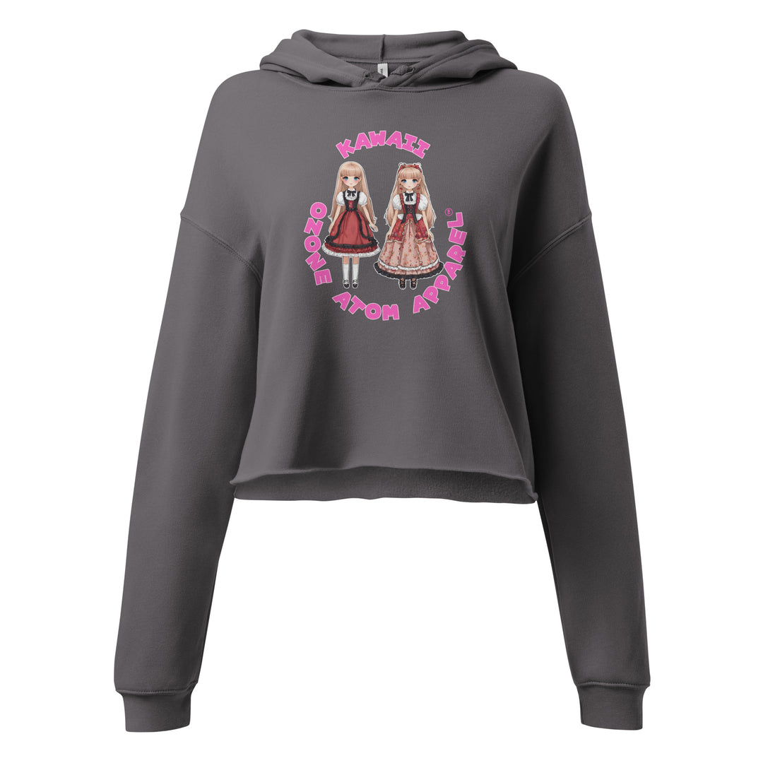 レディース クロップ パーカー 4色 S-2XL--WCH06