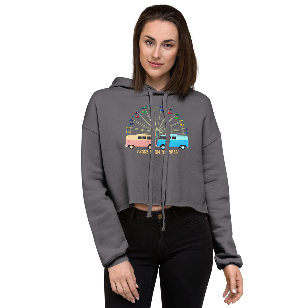 レディース クロップ パーカー 4色 S-2XL--WCH04